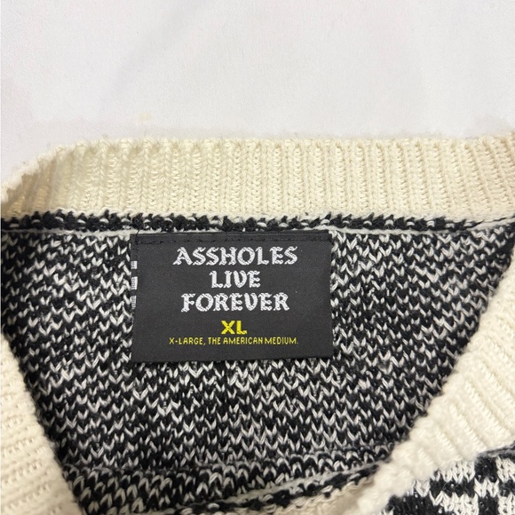 ASSHOLES LIVE FOREVER SWEATER - Picture 3 of 4